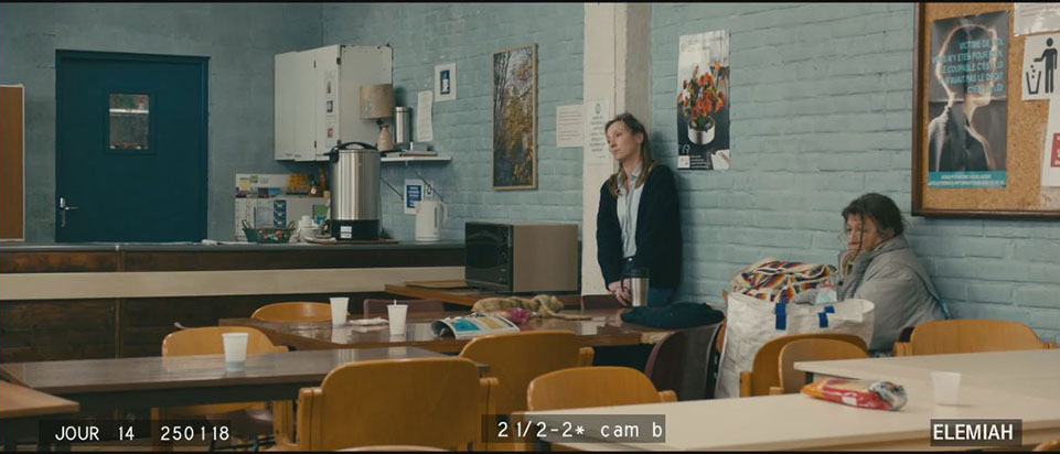 stills décor les invisibles film - réfectoire du centre d'accueil - réalisé par Louis-Julien Petit - audrey lamy