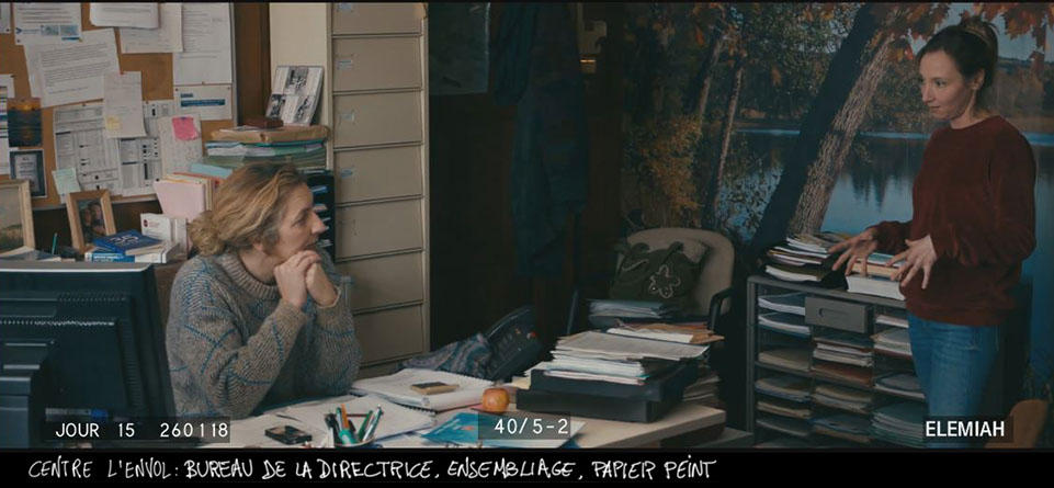 stills décor les invisibles film - bureau directrice du centre d'accueil, réalisé par Louis-Julien Petit, corinne masiero, audrey lamy