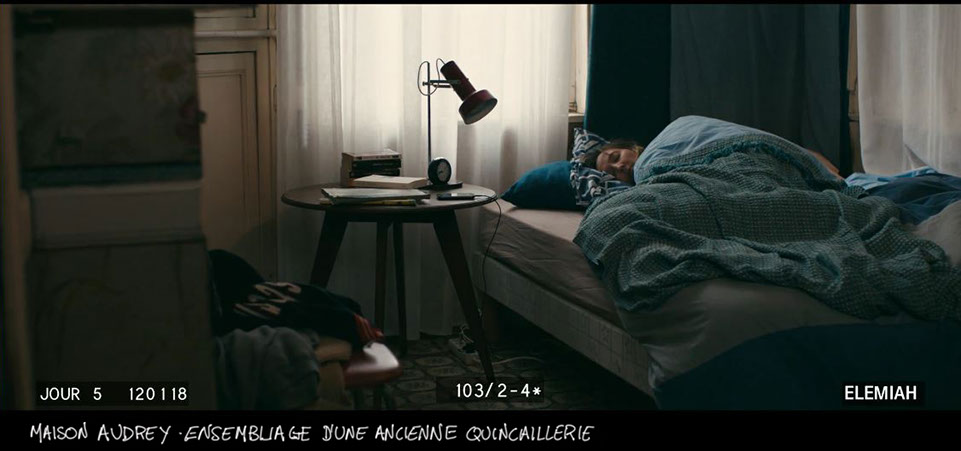 stills décor les invisibles film - ancienne épicerie, chambre d'audrey Lamy - réalisé par Louis-Julien Petit