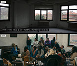 stills décor les invisibles film - salle d'art thérapie du centre d'accueil - transformation avant et après. réalisé par Louis-Julien Petit