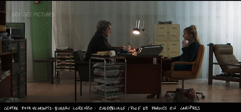 bureau du directeur du centre pour jeunes mineurs sans papiers - françois cluzet - audrey lamy - la brigade film louis julien petit 