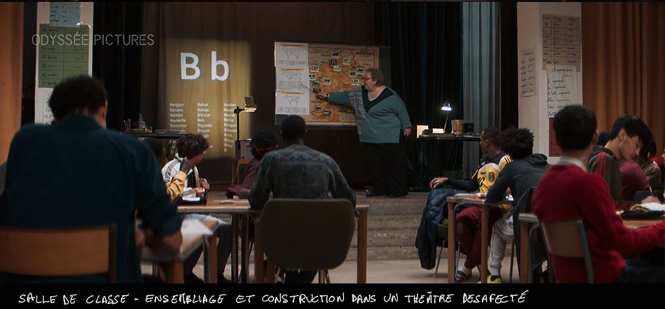 stills salle de cours jeunes migrants chantal neuwirth - la brigade film louis julien petit 